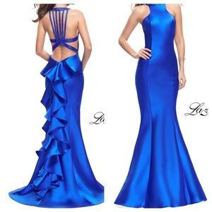 GIGI Designs Sapphire Blue Prom/Pageant Dress.